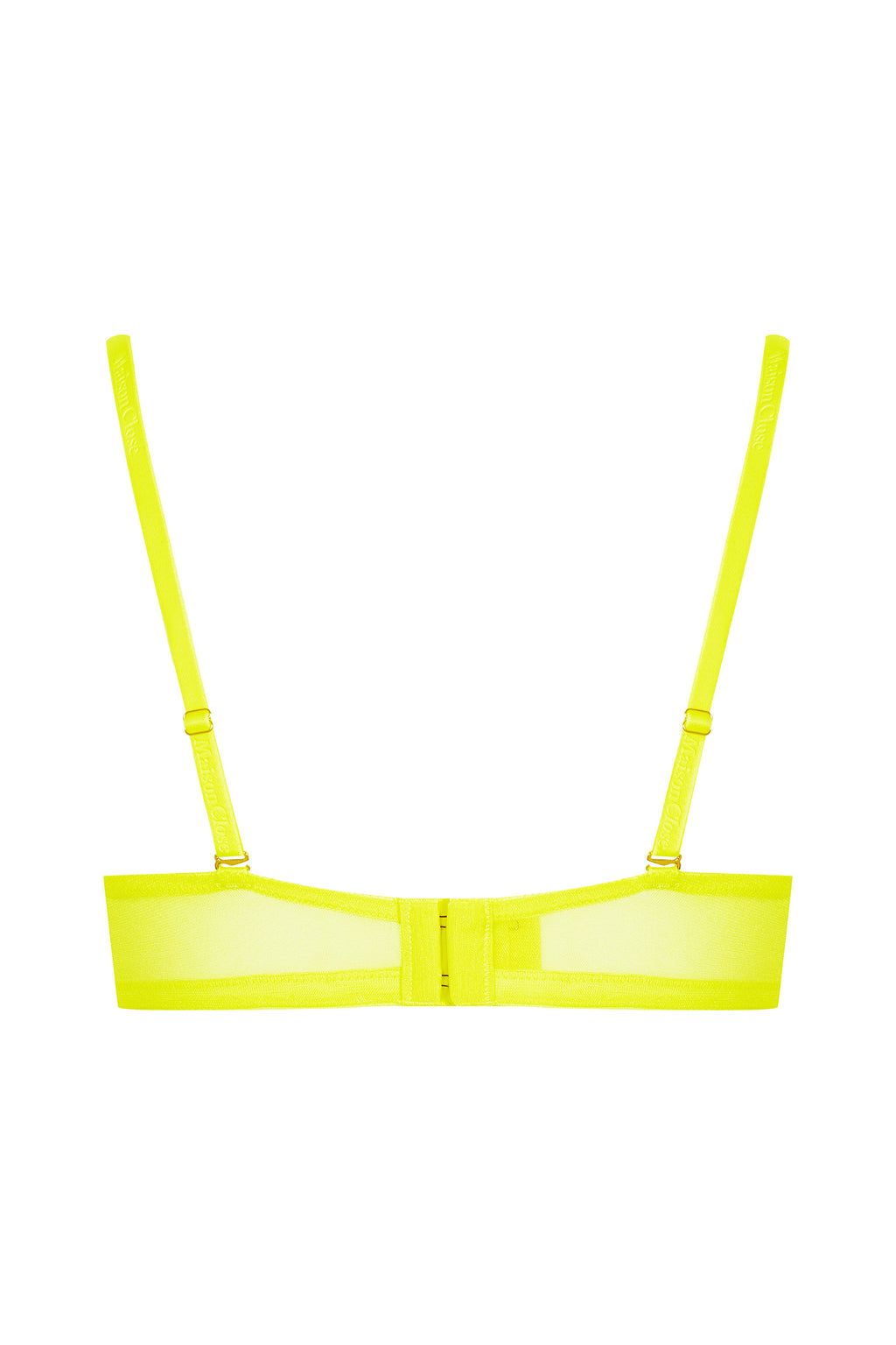 CORPS A CORPS NEON REGGISENO A BALCONCINO - JAUNE FLUO/OR