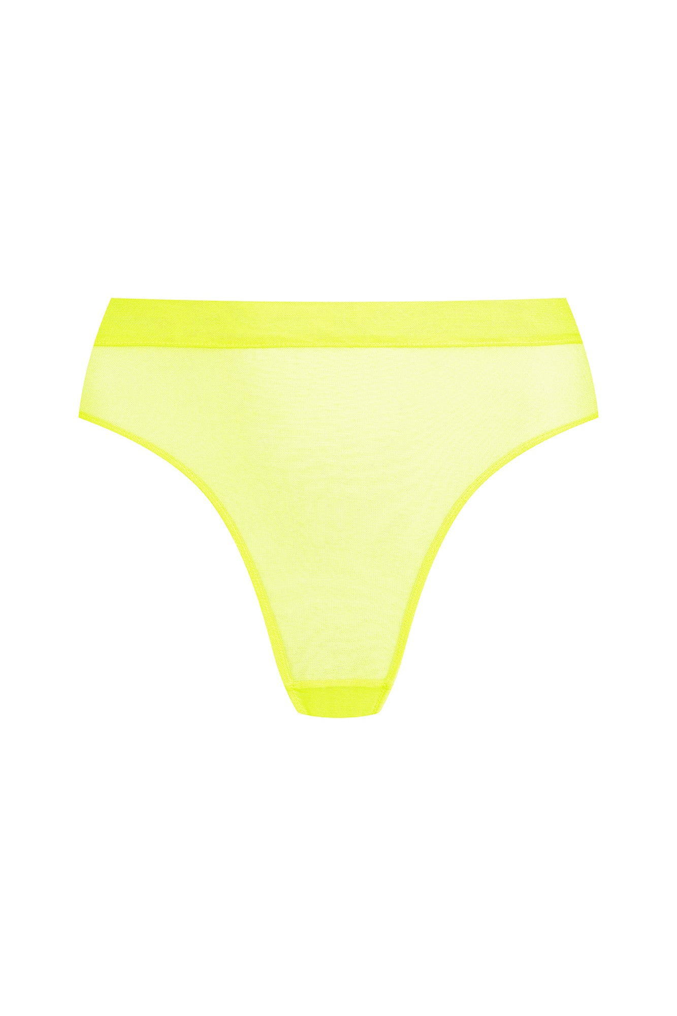 CORPS A CORPS NEON STRING VITA ALTA - JAUNE FLUO