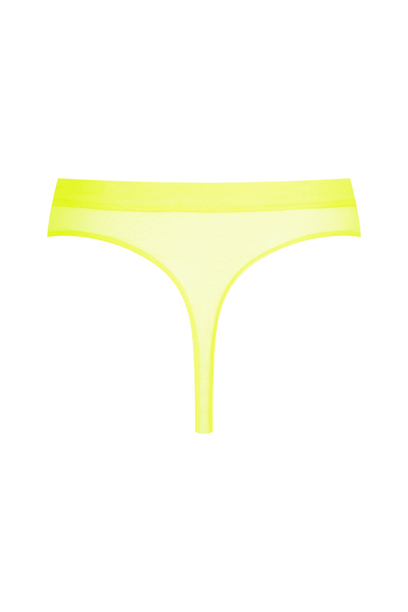 CORPS A CORPS NEON STRING VITA ALTA - JAUNE FLUO