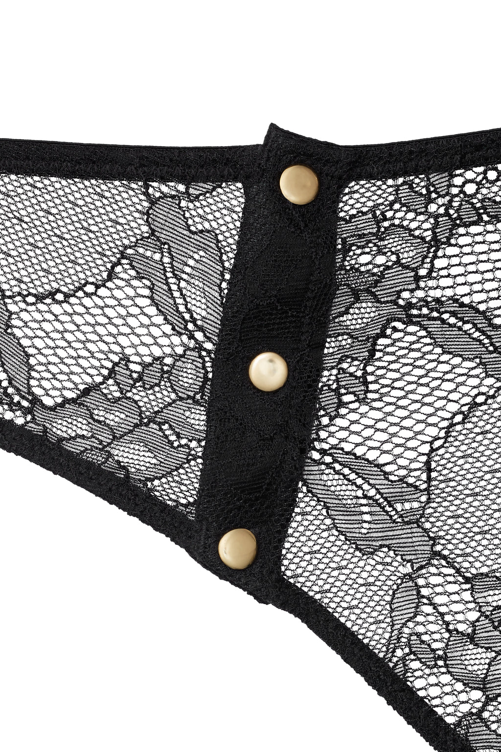JEUX MAGNETIQUES -  TANGA NERO A VITA ALTA - BLACK