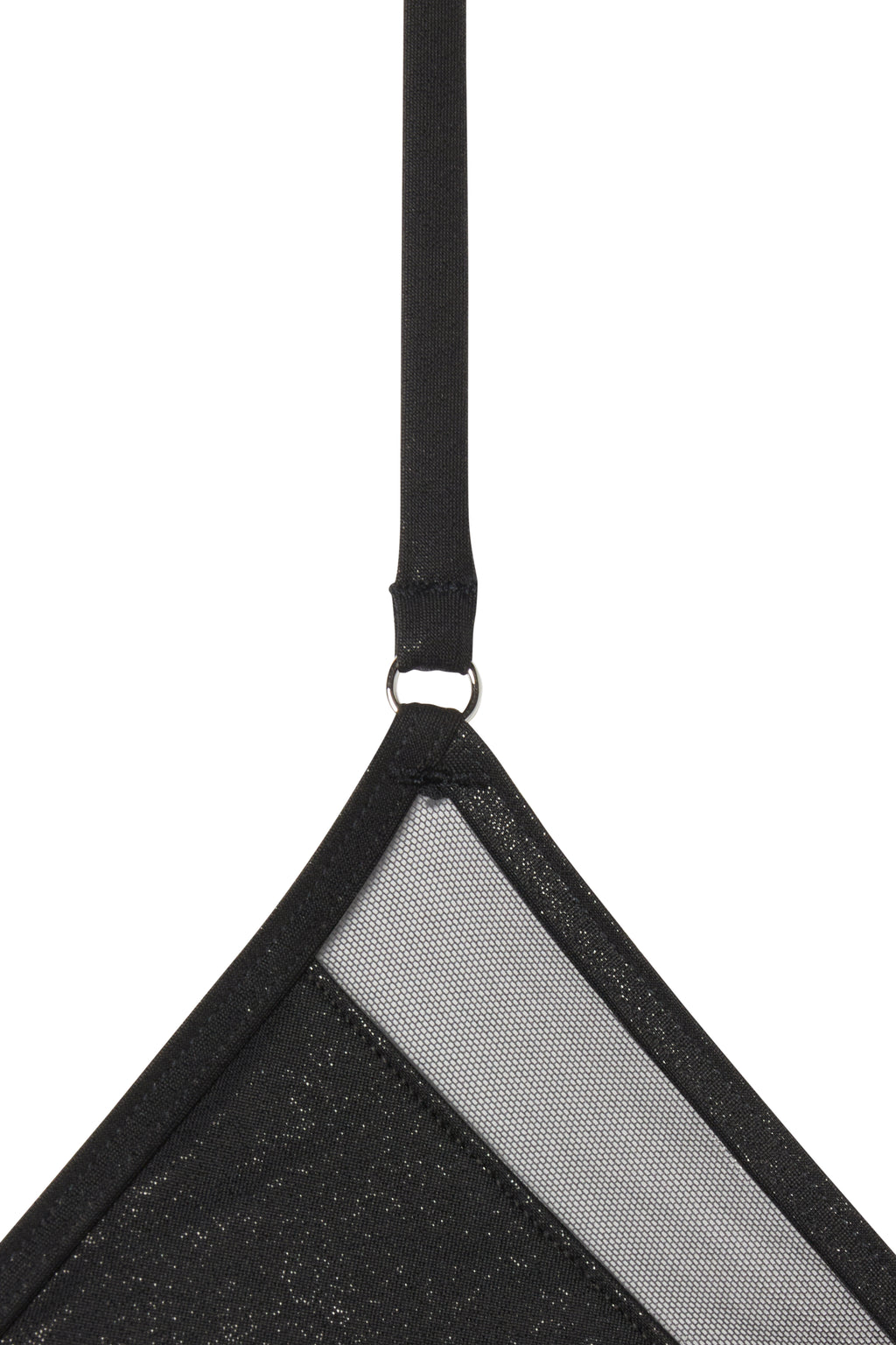 MINUIT - TOP DA BAGNO TRIANGOLO - NOIR