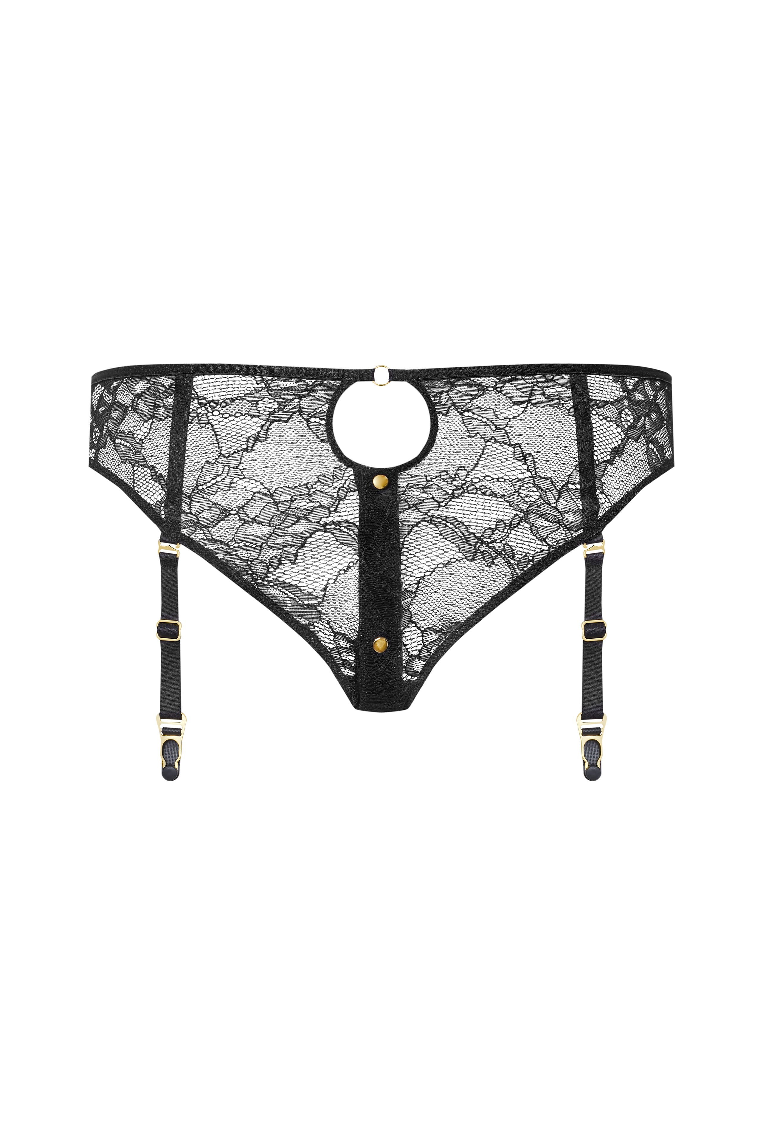 JEUX MAGNETIQUES – CULOTTE CON REGGICALZE – NERO