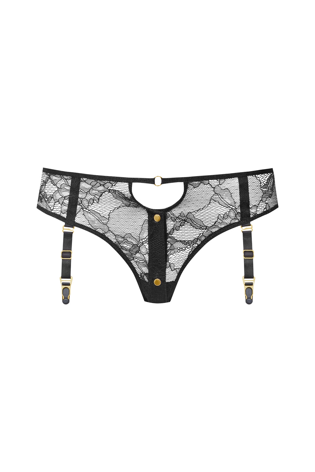 JEUX MAGNETIQUES – CULOTTE CON REGGICALZE – NERO