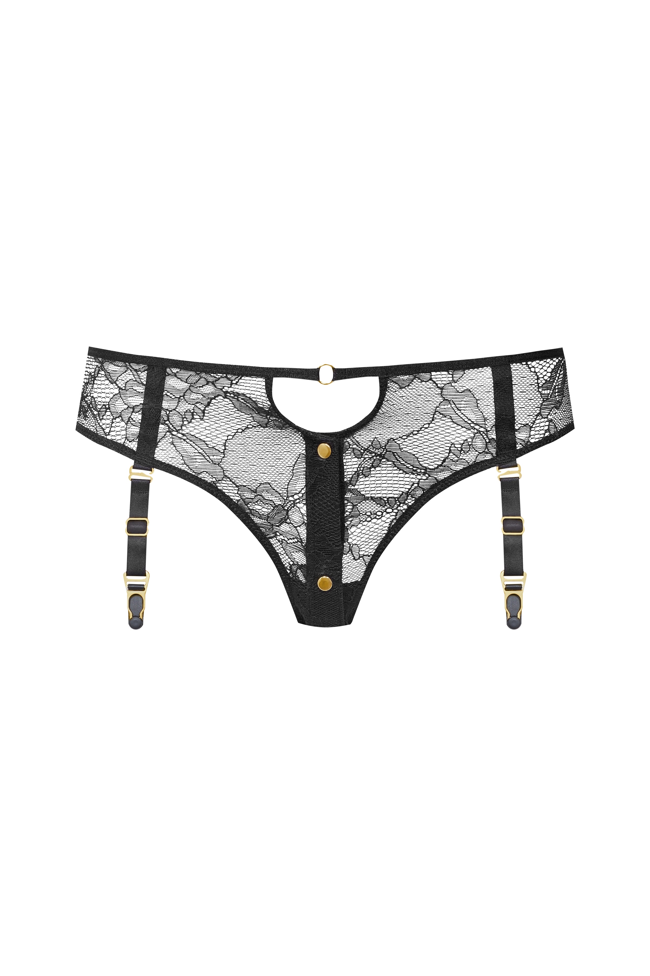 JEUX MAGNETIQUES – CULOTTE CON REGGICALZE – NERO