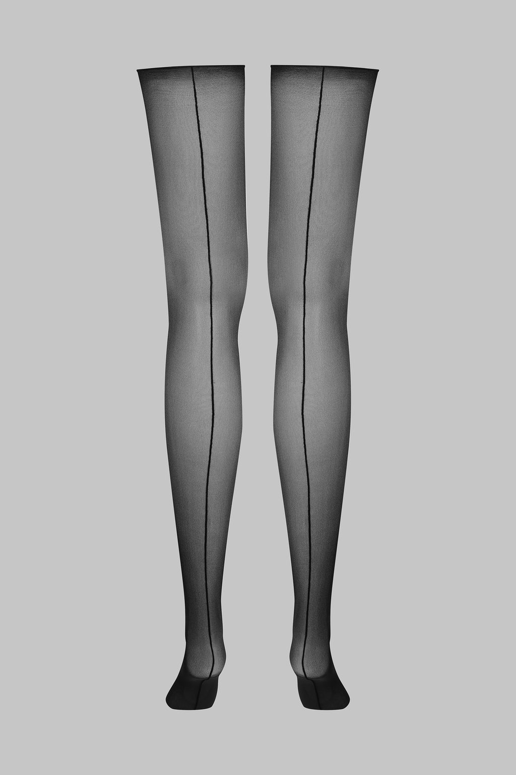 BAS COUTURE COUPE ROULEÉ20D-NOIR/NOIR